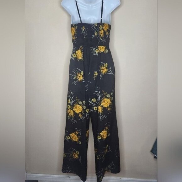 Band of Gypsies Floral spaghetti strap Jumpsuit size S - Picture 5 of 9
